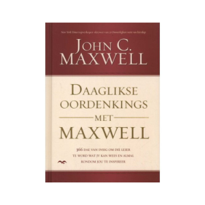 Daaglikse oordenkings met Maxwell (Afrikaans, Hardcover)