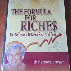 The Formula For Riches: The Difference Between Rich And Poor (Paperback) Pre-owned