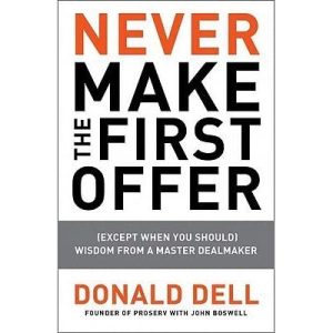 Never Make the First Offer (Paperback)