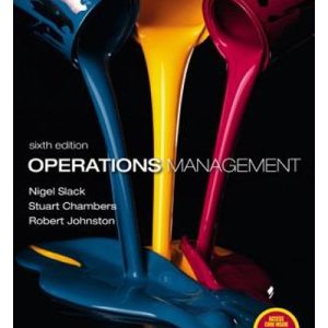 Operations Management (Paperback, 6th edition)