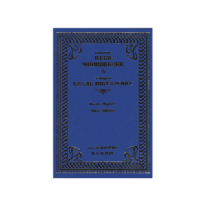 Trilingual Legal Dictionary / Drietalige Regswoordeboek, Third Edition
